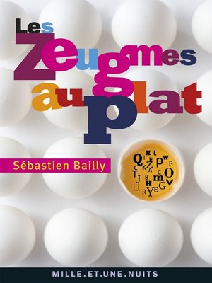 cover image of Les Zeugmes au plat